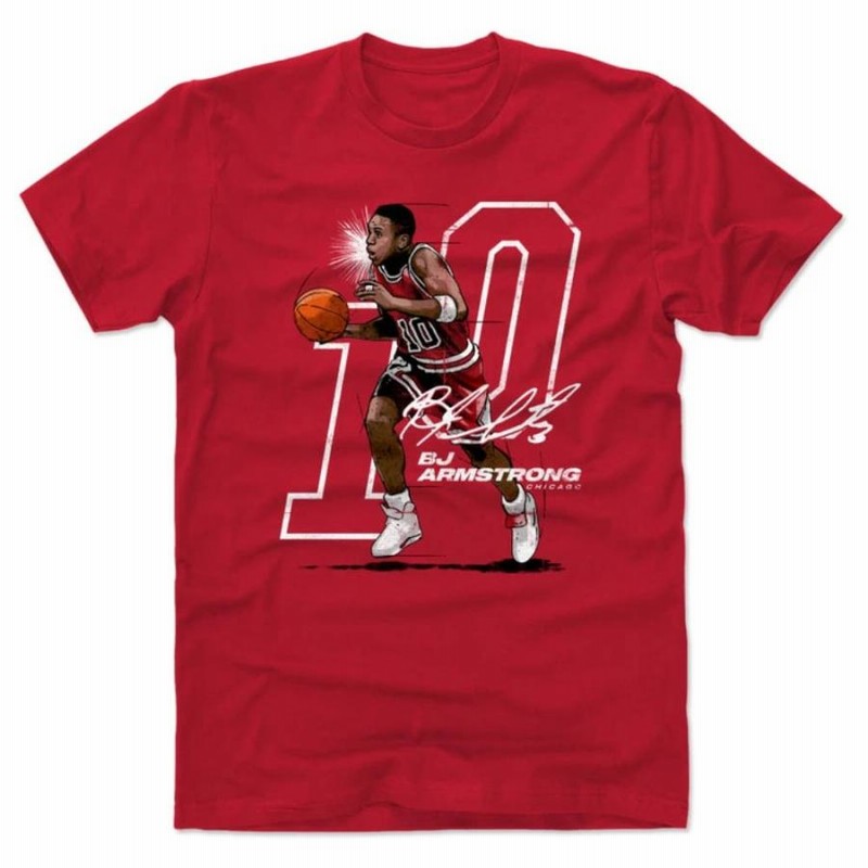 NBA B.J.アームストロング シカゴ・ブルズ Tシャツ Player Art
