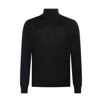 Piacenza Cashmere - Blue Navy Wool Jumper