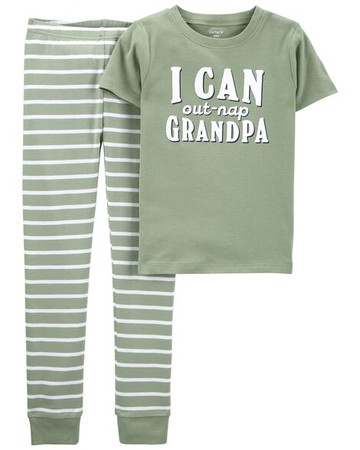 Kid 2-Piece Grandpa 100% Snug Fit Cotton PJs