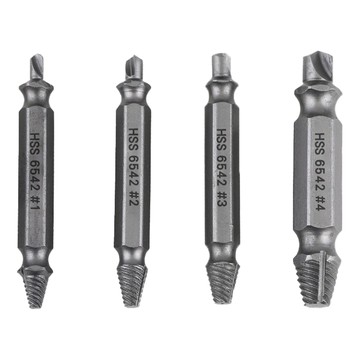 功夫 螺絲取出器 雙頭高速鋼 4件組 HSS 6542  1組