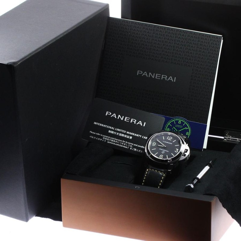 パネライ PANERAI PAM00773 ルミノール ベース ロゴ 3デイズ アッチャイオ 手巻き メンズ 内箱・保証書付き_769887