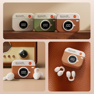 2025復古新款耳夾式藍牙耳機高音質超長續航運動骨傳導舒適不入耳【北歐家居生活】