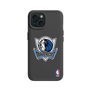 iPhone 15 SolidX 黑 - NBA - Logo-達拉斯獨行俠 Dallas Mavericks