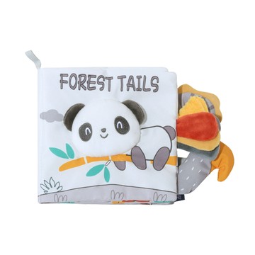 JoyNa - 北歐風寶寶布書 動物認知學習書 啟蒙玩具-熊貓