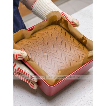 正方形古早蛋糕模深型烤盤24cm x24cm   LFGB認證 配套油布有壓痕