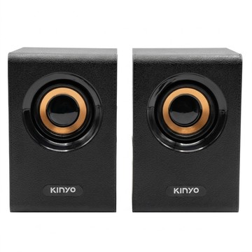 Kinyo 木質立體擴大喇叭  US-177  黑色