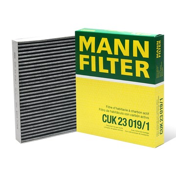 MANN-FILTER 活性碳車用空調濾網  1個  CUK 23019/1