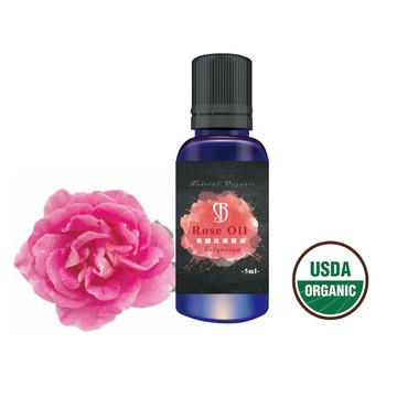 有機保加利亞大馬士革奧圖玫瑰精油5ml(保濕、美白滋潤、舒緩調理肌膚、奧圖玫瑰、大馬士革)