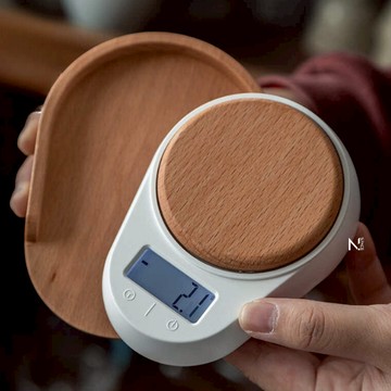 【N.SPACE】木紋電子茶秤 附帶茶秤托盤 胡桃木材質 精度0.1g 電子茶秤 茶秤 茶葉秤