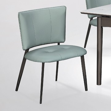 Boden-伊尼特工業風皮革餐椅/單椅/休閒椅/洽談椅/商業椅(四入組合-兩色可選)-54x54x83cm