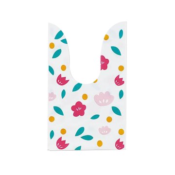 珠友Chuyu兔耳禮物袋/GB-10080-03/粉葉花