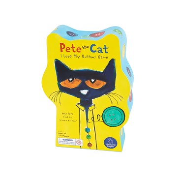 Educational Insights 親子互動桌遊 皮特貓找鈕扣  3歲以上  2-4人  皮特先生找鈕扣  1組