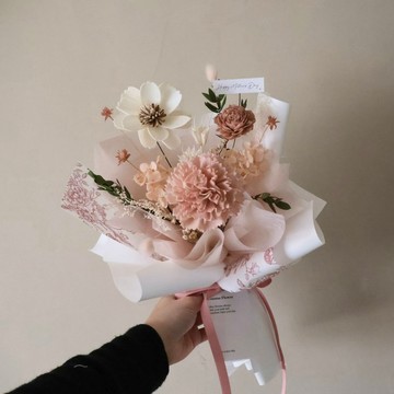 母親節限定 3色擴香康乃馨花束 情人節花束 生日 週年 求婚