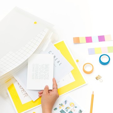 【連勤】 本色12層風琴夾(壓釦) 12本/箱 LCWA412-1