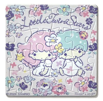 百耘圖 - LittleTwinStars雙星仙子【花朵系列】三色堇拼圖磁鐵16片 HP0116014
