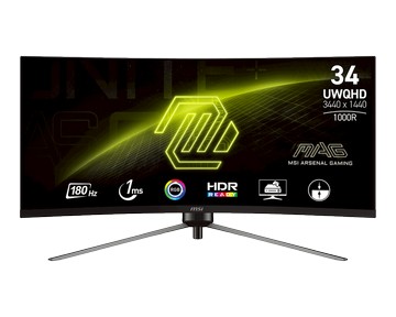 【1111限時優惠】MAG 345CQR 電競顯示器 (34型曲面)