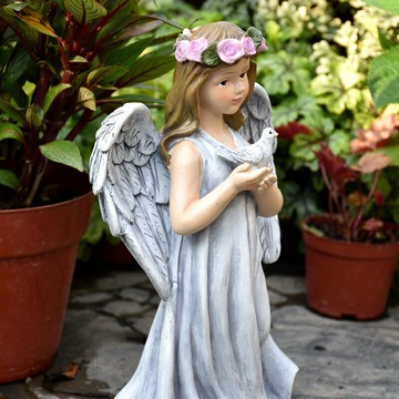 天使創意擺件戶外布置陽臺露臺家居酒柜客廳盆景可愛庭院花園裝飾