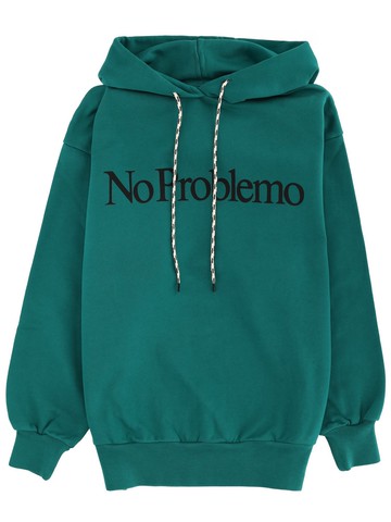 no problemo sweatshirt with logo