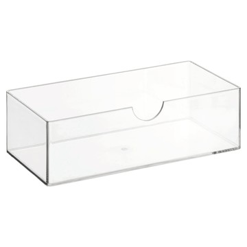 懶角落 組合鏡櫃收納盒 常規款 PET材質  透明色  1個