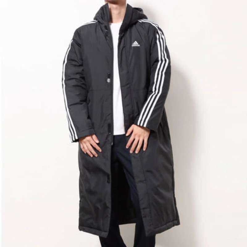 adidas ベンチコート M ブラック