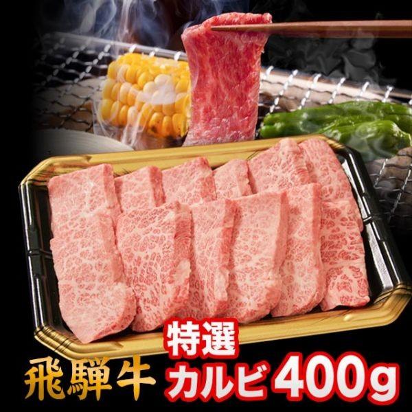  飛騨牛 焼肉 特選カルビ 400g 2人前 3人前 特上カルビ 上カルビ A5 A4 ランク 牛肉 和牛 国産 焼肉用