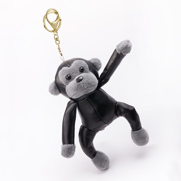 可愛黑猩猩鑰匙扣掛件書包掛飾創意個性汽車鏈網紅INS女鎖匙圈環