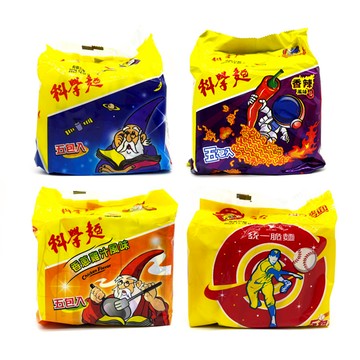【蝦皮直營】統一脆麵 科學麵 5入/袋