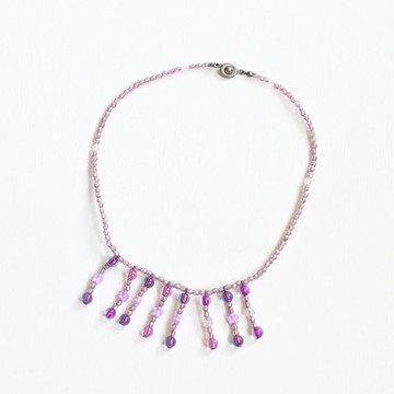 【蛋植物古著】珠飾串接古著項鍊