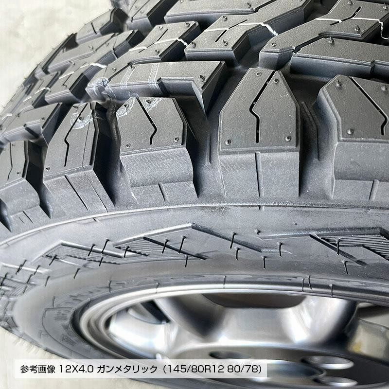 オープンカントリー RT 145/80R12 LT エンケイ サム タフ 12×4.0