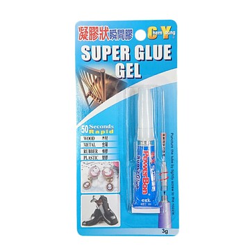 【PowerBon】0046凝膠狀(果凍)瞬間膠 3g 1入(50秒膠)