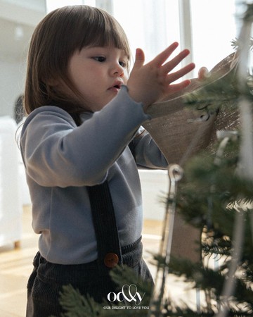 灯芯绒背带裤_炭灰色