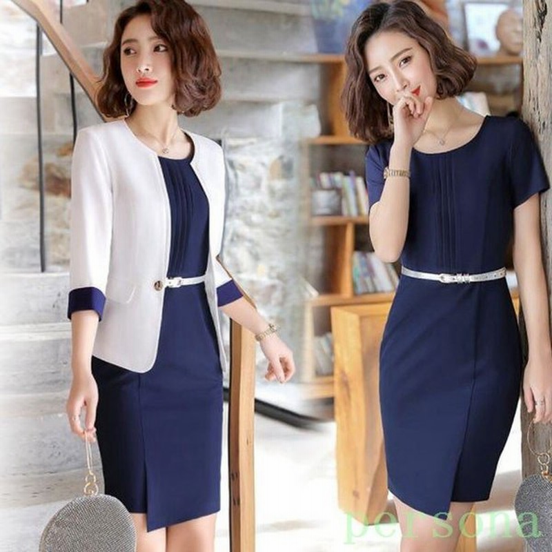 スーツレディースワンピーススーツセレモニースーツレディースフォーマル30代40代大きいサイズ全5色全店2点 通販 Lineポイント最大0 5 Get Lineショッピング