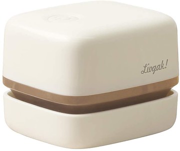 【龍品文創】SONIC LV-4641 方形桌上吸塵器-白-本商品不附電池