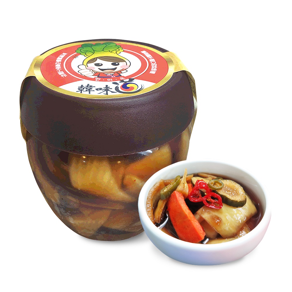 【韓味不二】韓味道泡菜 700g/瓶 (綜合醬菜)