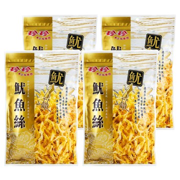 珍珍 魷魚絲  27g  4包