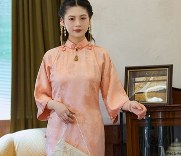 【毓嫿】 新中式復古/古法倒大袖馬甲/旗袍