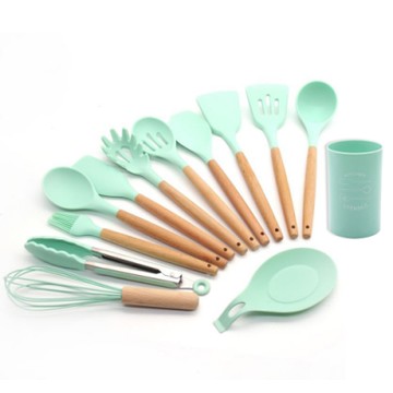 COMET 櫸木矽膠烹飪廚具13件套裝(US024)