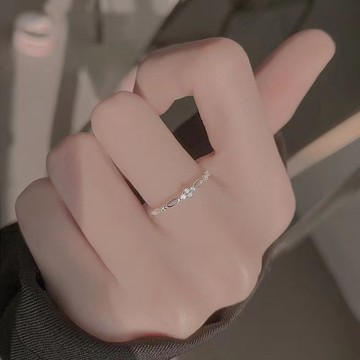 免運🔮幾何戒指ins小衆設計韓系高級新款潮素圈高級感輕奢閨蜜指環尾戒戒指 口戒指 情人節 生日禮物 女生戒指 對戒 尾