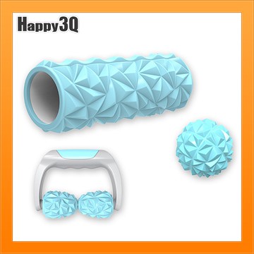 鑽石按摩滾輪按摩小球手拿按摩滾輪花生造型按摩小物鑽石紋-三件套【AAA4344】預購