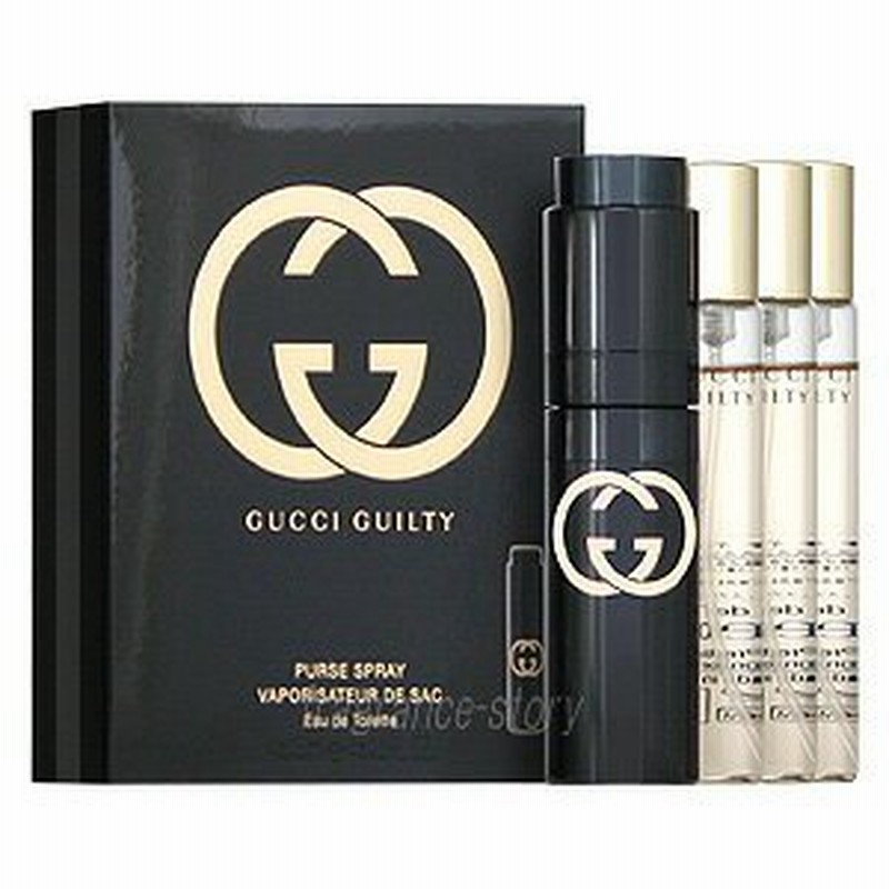 グッチ GUCCI ギルティ トラベル パーススプレー 15ml×4 EDT SP fs