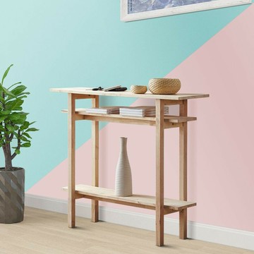 公司貨 免運附發票 置物架實木多層裝飾架北歐玄關落地架原木架子臥室創意裝飾收納架 工廠直銷 快速出貨CH8888