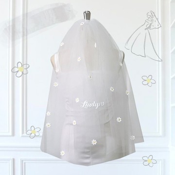 Classic Daisy Veil : Wedding bridal veil
