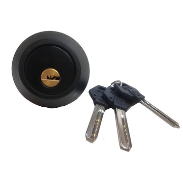 FAULTLESS 加安牌 D2X91 輔助鎖  適用門厚32-45mm 鎖閂長度60mm 鑰匙鎖  1個