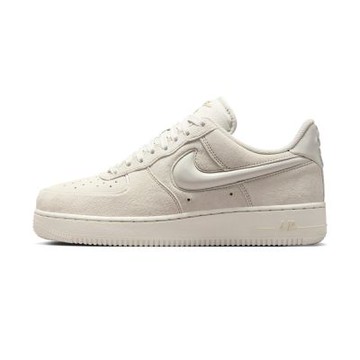 Nike Air Force 1 07 女鞋 米灰色 麂皮 穿搭 緩震 透氣 運動 休閒鞋 HV4406-001