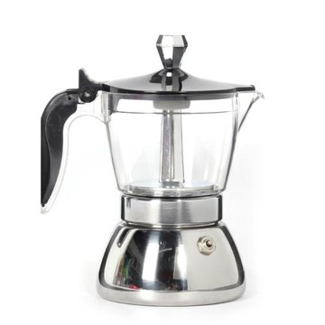 磨卡壺透明可視咖啡壺煮濃縮咖啡粉手沖過濾壺家用小型意式咖啡機