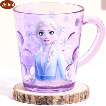 迪士尼冰雪奇緣艾莎兒童水杯杯子漱口杯牙刷杯260ml 003939(生日禮物 聖誕節 平輸品)【卡通小物】