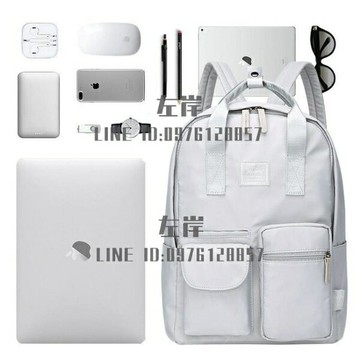 後背包大容量電腦包男女大學生高中書包商務【雲木雜貨】