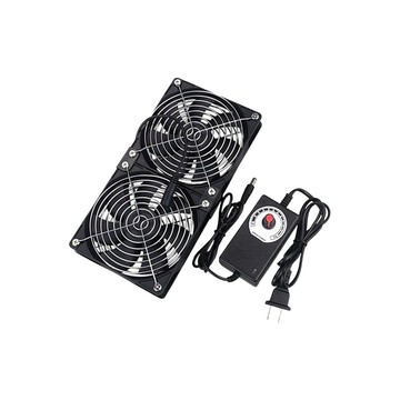 工業風扇/電扇 110V 12CM靜音大風量排風扇 雙風扇 電腦散熱風扇 散熱循環扇 散熱排風扇 超能玩工 保固一年