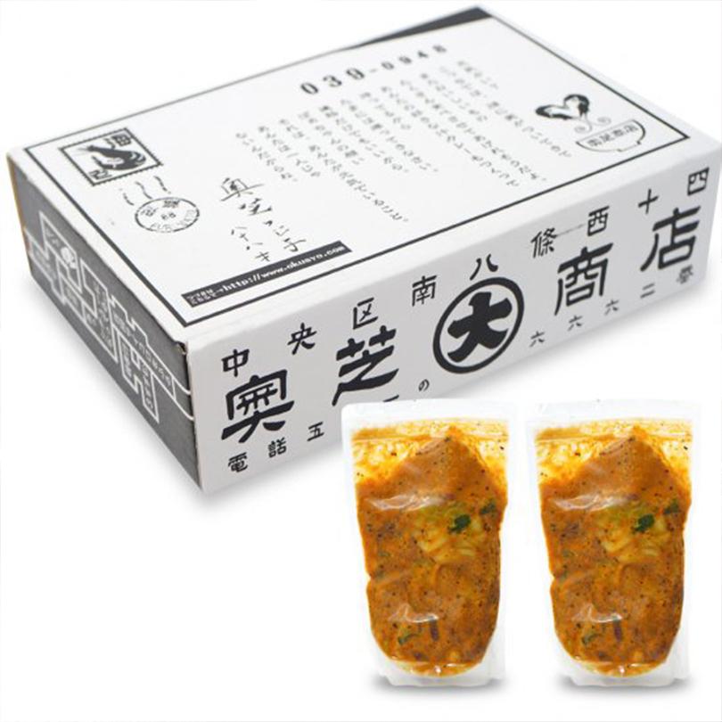 2箱セット 奥芝商店 海鮮 スープカレー 500g×2個入 2〜4人前 北海道 お土産 札幌 有名店 ギフト プレゼント お取り寄せ 冷凍 送料無料