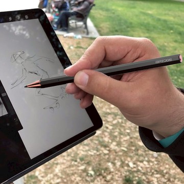 iBRIDGE 防誤觸主動式觸控筆-黑